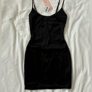Oh Polly black mini dress